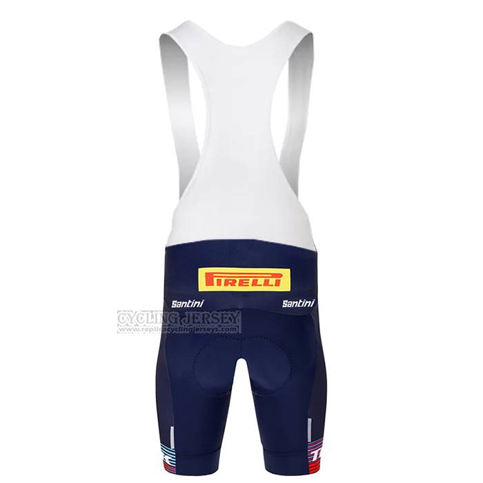 2023 Cycling Jersey Trek Factory Blue Short Sleeve And Bib Short